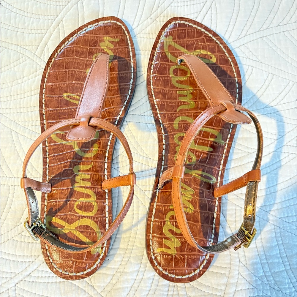 Sam Edelman Tan Gladiator Sandals